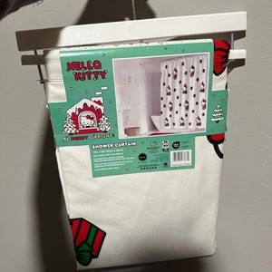 Hello Kitty Christmas Shower Curtain